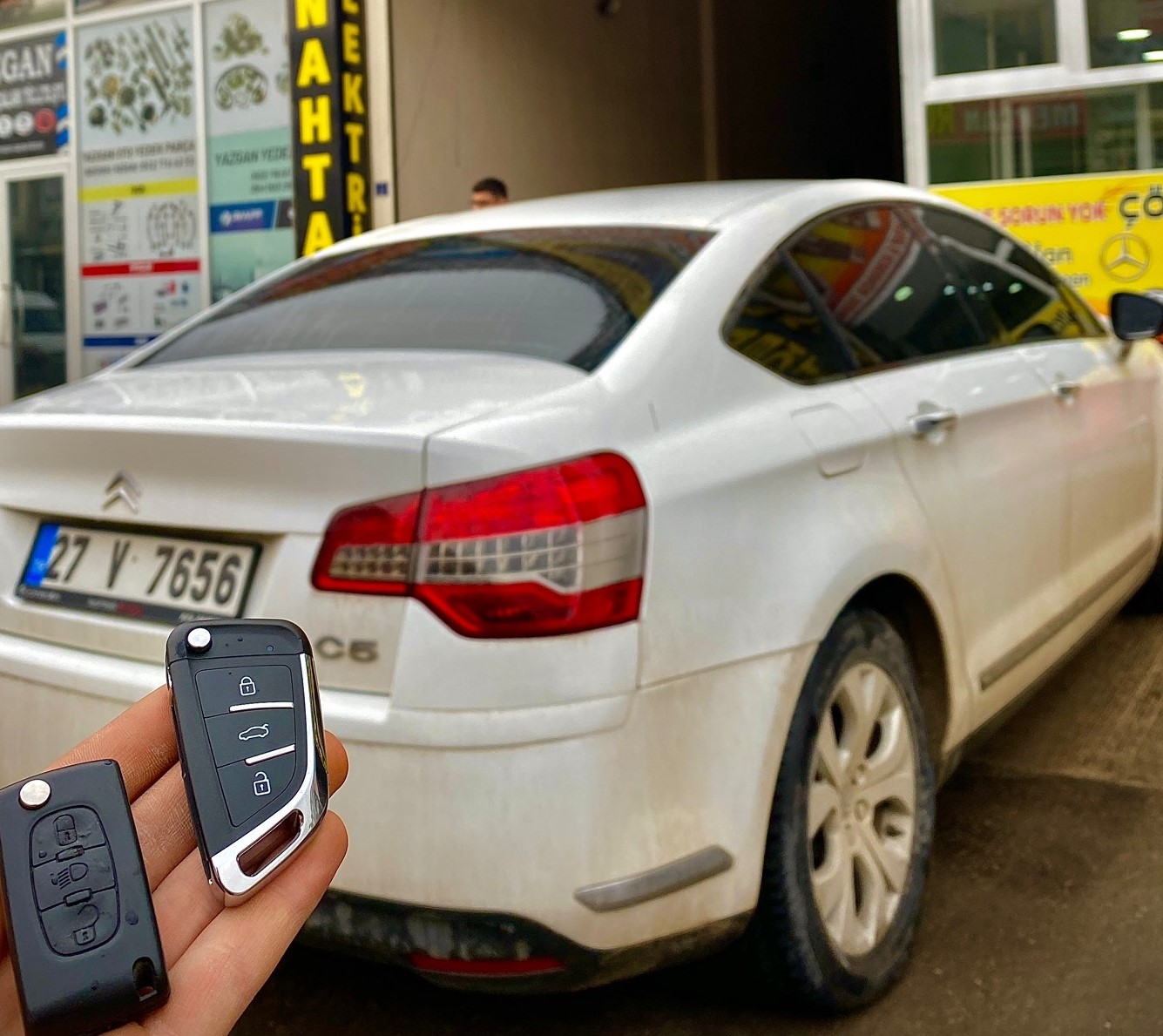 Citroen C5 yedek anahtar uygulaması